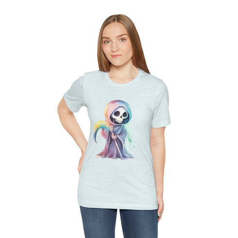 Cute Colorful Reaper - Short Sleeve Tee